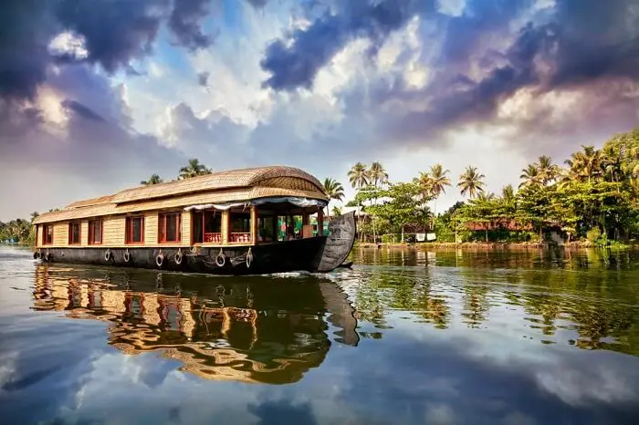 Houseboat on Backwaters